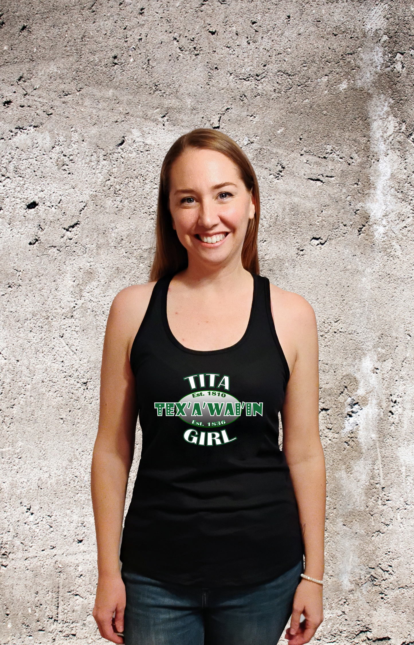 Hawaiian Shirt - Texawaiian Tita Girl Racer Back