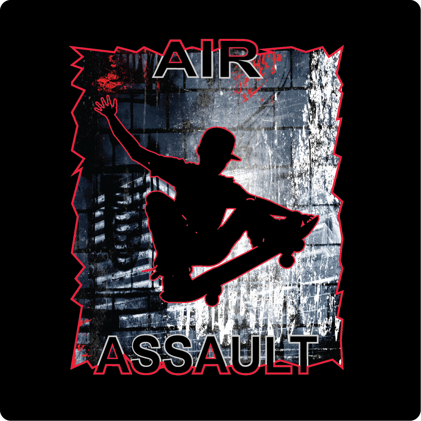 Urban Street Wear - Skateboarder Air Assault