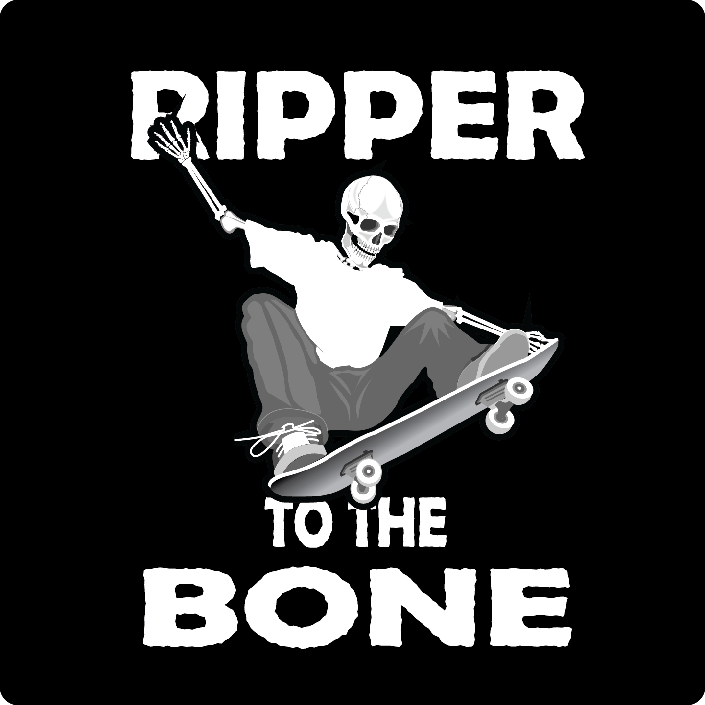 Urban Street Wear - Ripper To The Bone White