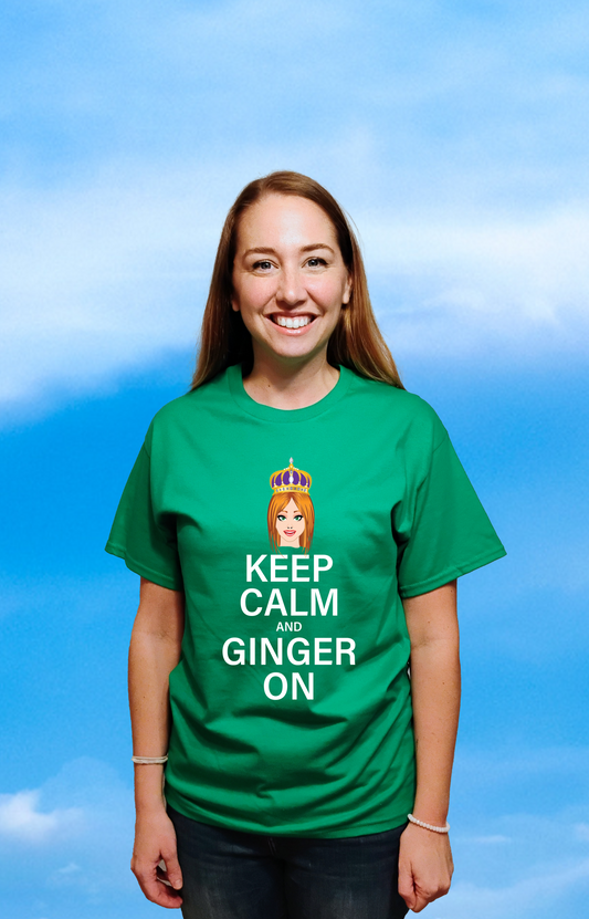 Ginger Girl - Keep Calm and Ginger On, Green