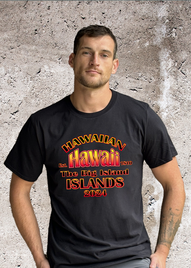 Hawaiian Island T Shirt - "Big Island"