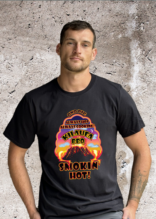 Hawaiian T Shirt - Kilauea BBQ