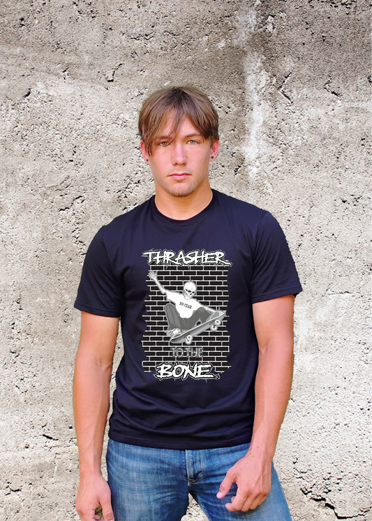 Urban Street Wear - Thrasher To The Bone White