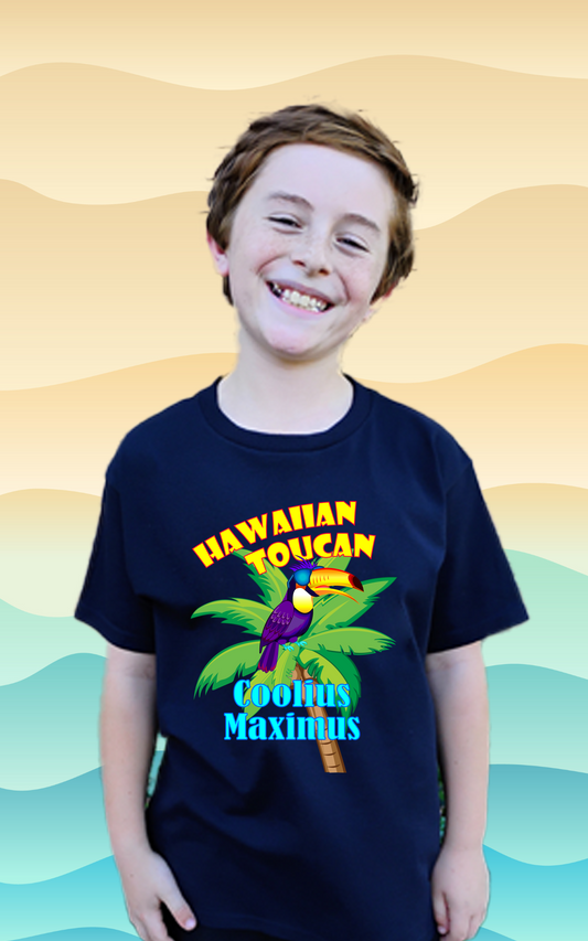 Hawaiian T Shirt - Toucan Coolius Maximus