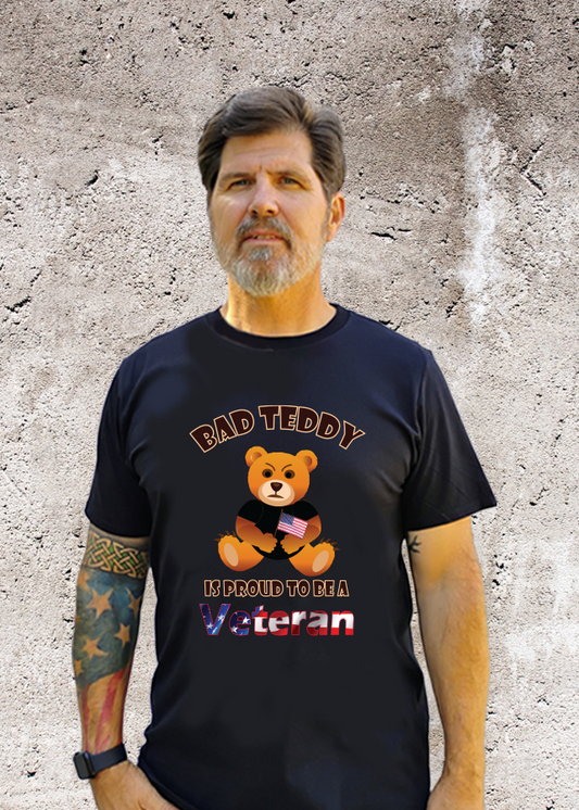 Bad Teddy T Shirt - Veteran