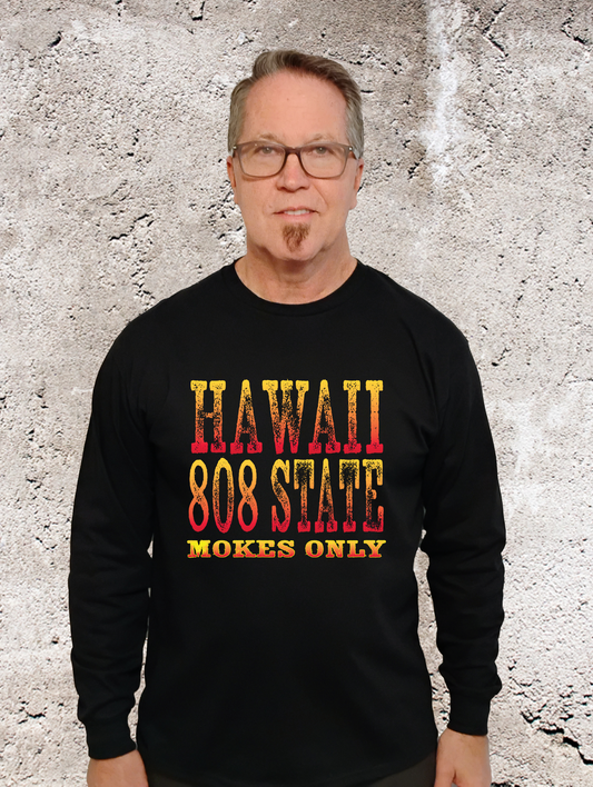 Hawaiian - Long Sleeve 808 State Mokes Only