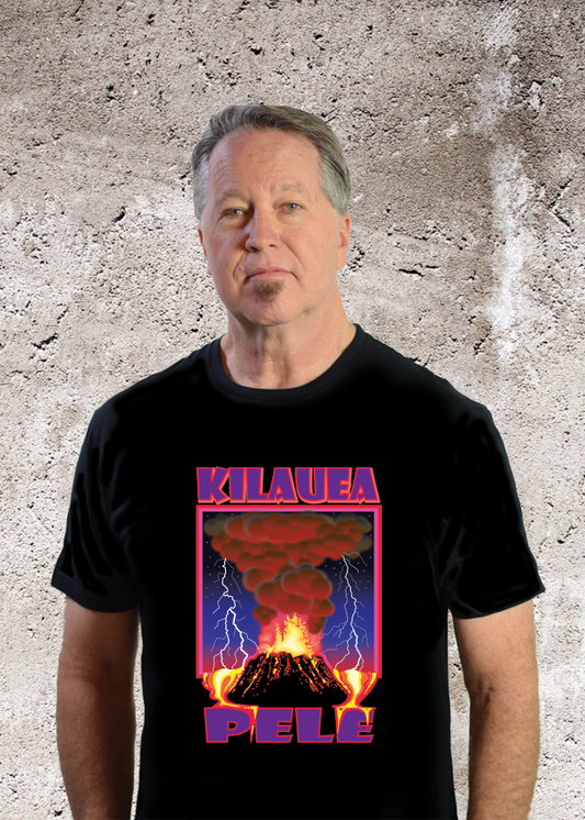 A Hawaiian T Shirt - Kilauea Volcano