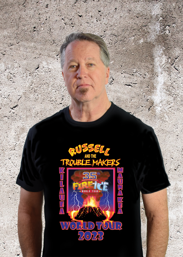 Vintage Rock T Shirts - Russell & The Trouble Makers