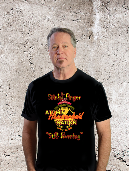 Vintage Rock Tees - Atomic Hemorrhoid Nation 25th Anniversary "Stinky Finger" World Tour
