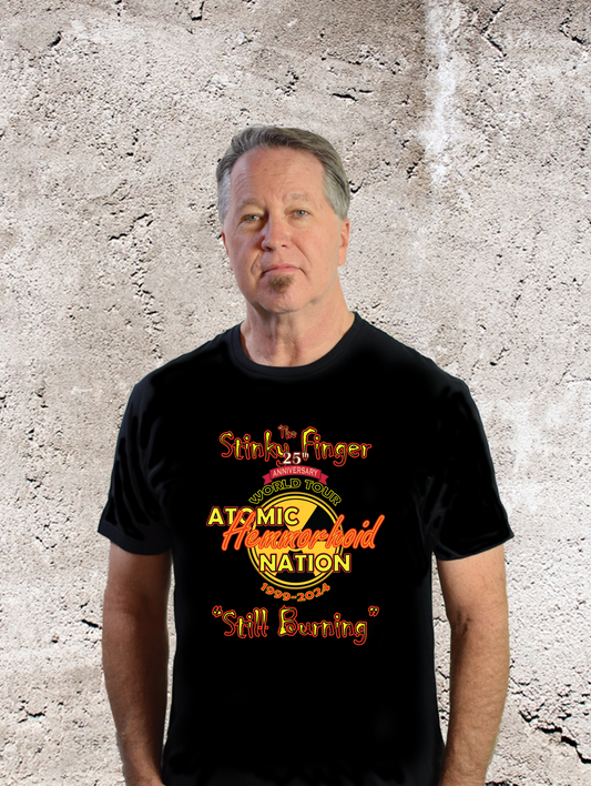 Vintage Rock Tees - Atomic Hemorrhoid Nation 25th Anniversary "Stinky Finger" World Tour