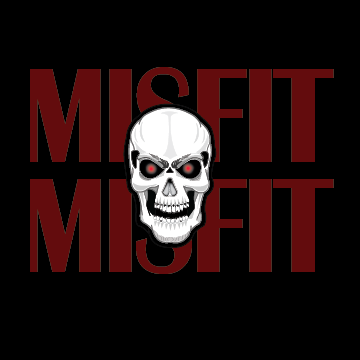 Urban Street Wear - Misfit Skull Red