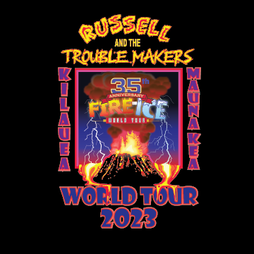 Vintage Rock T Shirts - Russell & The Trouble Makers