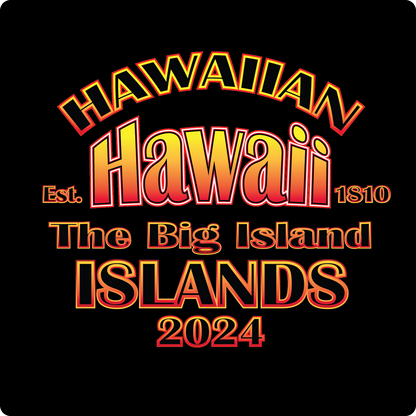 Hawaiian Island T Shirt - "Big Island"